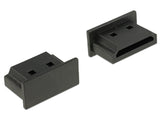 DeLOCK 64030 dækning af sokkel HDMI A Sort 10 stk