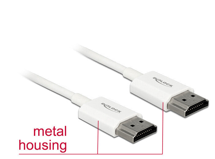 DeLOCK 85139 HDMI-kabel 4,5 m HDMI Type A (Standard) Hvid