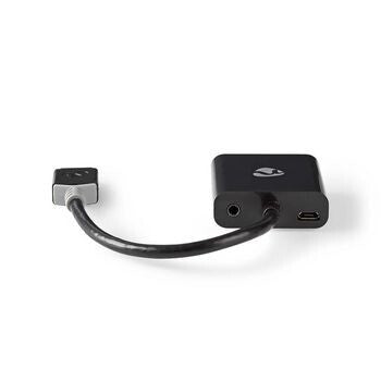 Nedis CCBW34900AT02 videokabel adapter 0,2 m VGA (D-Sub) HDMI Type A (Standard) Anthracit