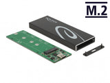 DeLOCK 42003 drevkabinet SSD kabinet Sort M.2