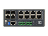 LevelOne IGP-1271 netværksswitch Administreret L3 Gigabit Ethernet (10/100/1000) Strøm over Ethernet (PoE) Grå