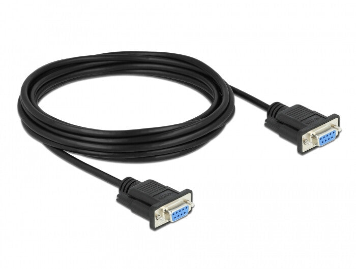 DeLOCK 87784 serielkabel Sort 5 m DB-9