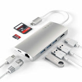 Satechi ST-TCMA2S dockingstation USB 3.2 Gen 1 (3.1 Gen 1) Type-C Sølv