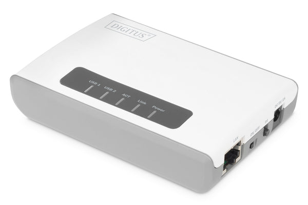 Digitus DN-13024 printserver Ethernet LAN/Wireless LAN Hvid