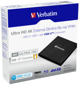 Verbatim 43888 optisk diskdrev Blu-Ray DVD Combo Sort