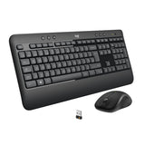 Logitech 920-008677 tastatur Mus inkluderet Universel RF trådløst QWERTZ Schweizisk Sort