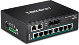 Trendnet TI-PG102 netværksswitch Ikke administreret Gigabit Ethernet (10/100/1000) Strøm over Ethernet (PoE) Sort
