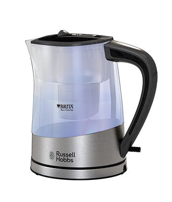 Russell Hobbs Purity elkedel 1 L 2200 W Sort, Sølv, Transparent