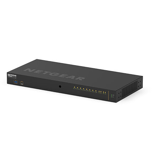 NETGEAR M4250-10G2XF-PoE+ Administreret L2/L3 Gigabit Ethernet (10/100/1000) Strøm over Ethernet (PoE) 1U Sort