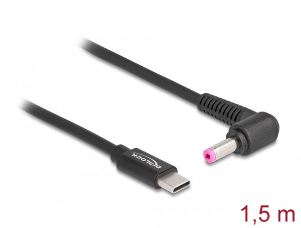 DeLOCK 87973 el-ledning Sort 1,5 m USB C