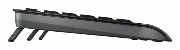 CHERRY JD-7000CS-2 tastatur Mus inkluderet Hjemme/kontor RF trådløst QWERTZ Tjekkisk, Slovakisk Sort