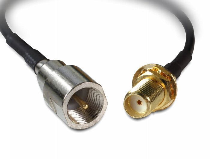 DeLOCK 88587 koaxial kabel 0,2 m Sort