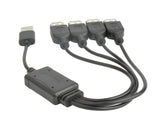 Prokord USB-0072 interface hub USB 2.0 Sort