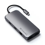 Satechi ST-UCMXAM dockingstation USB 3.2 Gen 1 (3.1 Gen 1) Type-C Grå