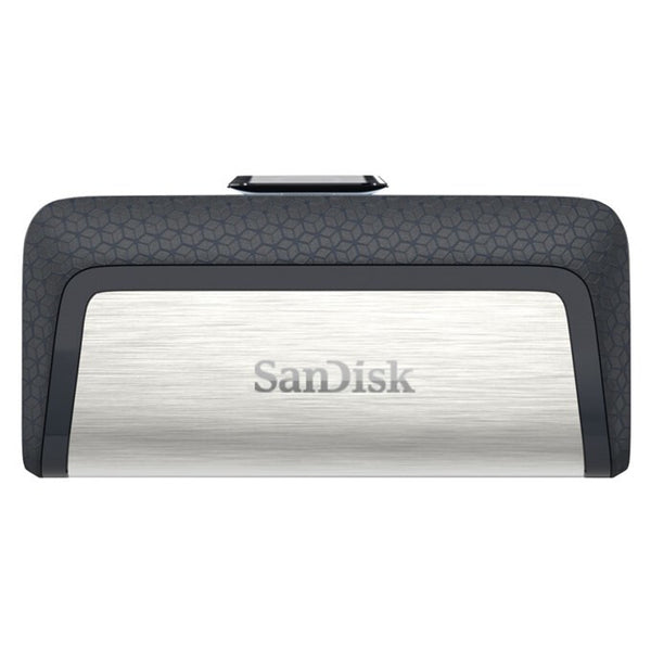 SanDisk 173338 USB-nøgle 64 GB USB Type-A / USB Type-C Sort, Sølv