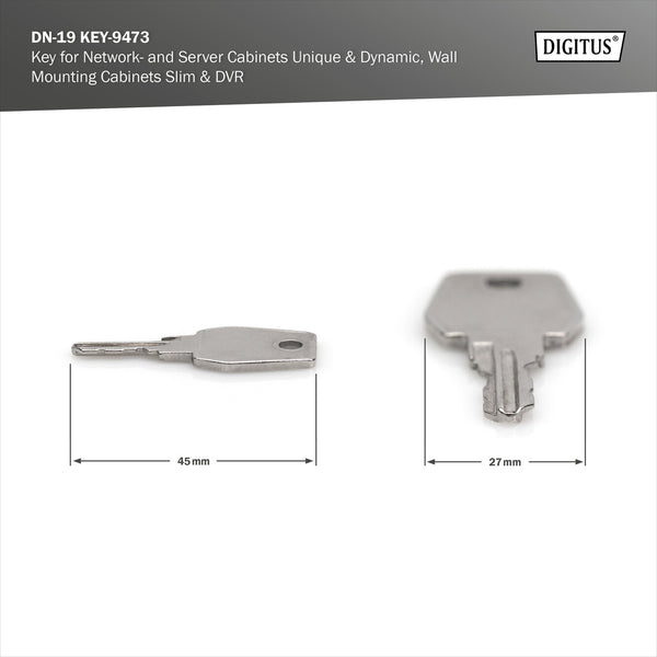 Digitus DN-19 KEY-9473 tilbehør til rack