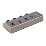 StarTech.com 5G4AIBS-USB-HUB-EU interface hub USB 3.2 Gen 1 (3.1 Gen 1) Type-B 5000 Mbit/s Grå