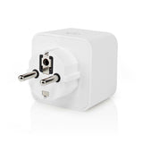 Nedis WIFIP121FWT smart stik 3680 W Hjem Hvid