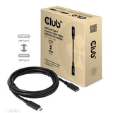 CLUB3D CAC-1531 USB-kabel 1 m USB C 2 x USB C 5 Gbit/sek. 60 W Sort