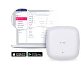 D-Link AX3600 3600 Mbit/s Hvid Strøm over Ethernet (PoE)