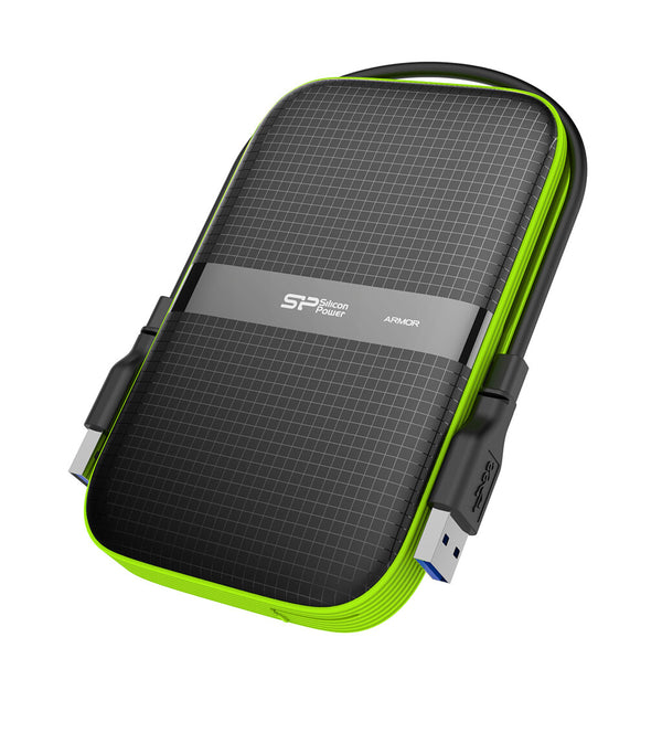 Silicon Power Armor A60 ekstern harddisk 2 TB 2.5" USB Type-A 2.0/3.2 Gen 1 (3.1 Gen 1) Sort