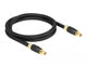 DeLOCK 86592 InfiniBand og fiberoptisk kabel 1 m Toslink Anthracit