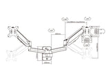 Multibrackets 0037 skærmbeslag og -stativer 81,3 cm (32") Væg Sort