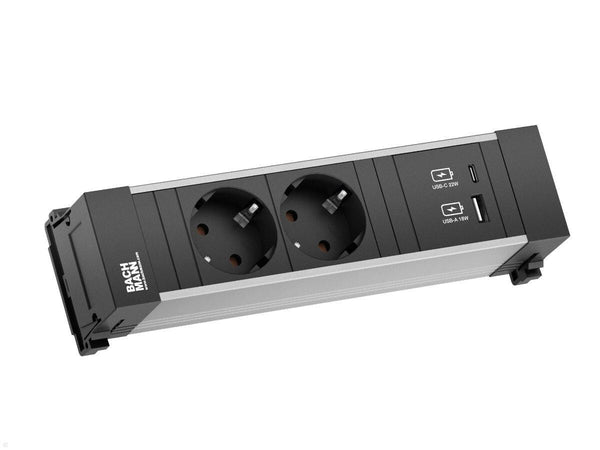 Bachmann Power Frame stikdåse 2 AC stikkontakt(er) Indendørs