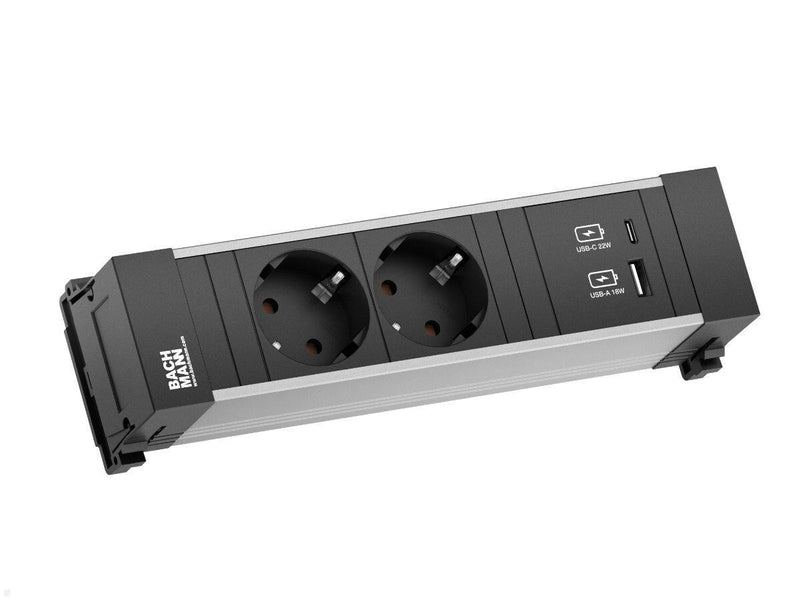 Bachmann Power Frame stikdåse 2 AC stikkontakt(er) Indendørs