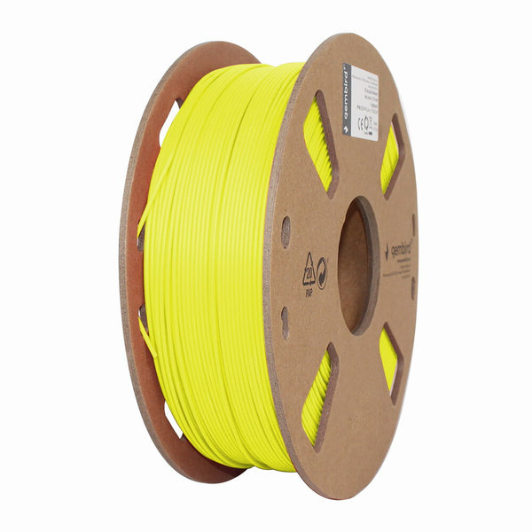 Gembird 3DP-PLA1.75-01-FY 3D print materiale Polymælkesyre (PLA) Fluorescerende gul 1,4 kg