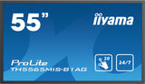 iiyama ProLite TH5565MIS-B1AG Digital fladpaneldisplay 139,7 cm (55") LED 400 cd/m² Fuld HD Sort Berøringsskærm 24/7