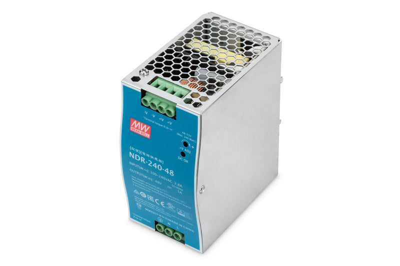 Digitus DN-PWR24048 enhed til strømforsyning 240 W Grøn, Sølv