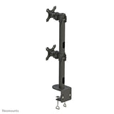 Neomounts FPMA-D960DVBLACKPLUS skærmbeslag og -stativer 124,5 cm (49") Skrivebord Sort