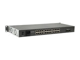 LevelOne FGP-2602W380 netværksswitch Ikke administreret Fast Ethernet (10/100) Strøm over Ethernet (PoE) Sort