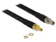 DeLOCK 0.4m SMA/SMA koaxial kabel CFD400, LLC400 0,4 m Sort