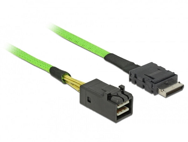 DeLOCK 85694 Serial Attached SCSI (SAS)-kabel 0,5 m Grøn