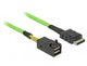 DeLOCK 85694 Serial Attached SCSI (SAS)-kabel 0,5 m Grøn