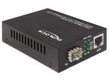 DeLOCK 86110 netværksomformer til medie 1000 Mbit/s Sort
