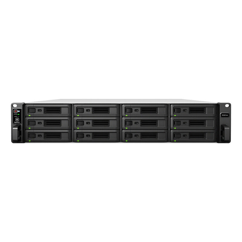 Synology RackStation RS3621xs+ NAS Stativ (2U) Intel® Xeon® D D-1541 8 GB DDR4 72 TB HDD DiskStation Manager Sort