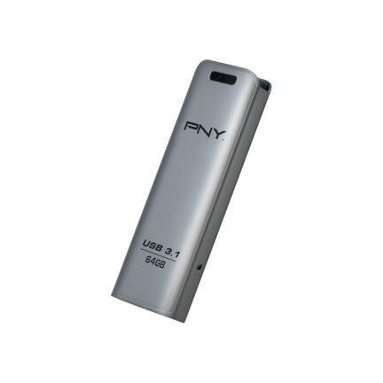 PNY FD64GESTEEL31G-EF USB-nøgle 64 GB 3.2 Gen 1 (3.1 Gen 1) Rustfrit stål