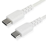 StarTech.com RUSB2CC1MW USB-kabel USB 2.0 1 m USB C 0,48 Gbit/sek. 60 W Hvid