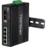 Trendnet TI-UPG62 netværksswitch Ikke administreret L2 Gigabit Ethernet (10/100/1000) Strøm over Ethernet (PoE) Sort