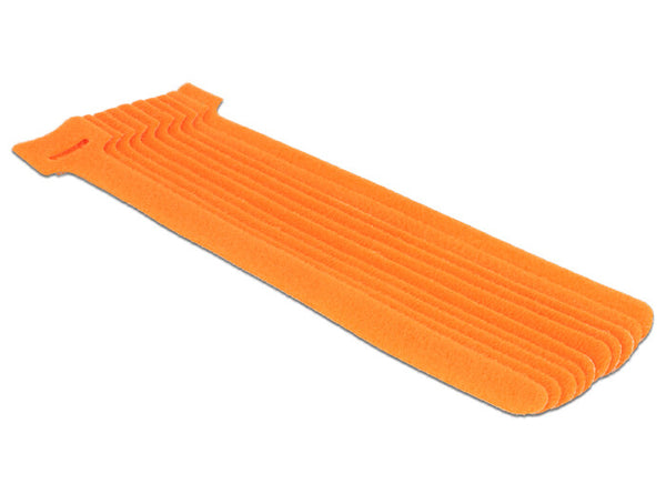 DeLOCK 18696 velcro lynlås Orange 10 stk