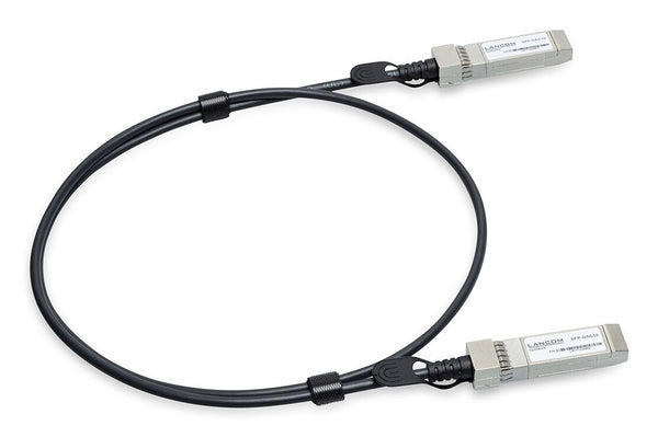 LANCOM SFP-DAC10-1m (Bulk 8) InfiniBand og fiberoptisk kabel Sort, Stål