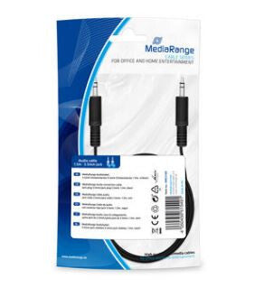 MediaRange MRCS189 lydkabel 1,5 m 3.5mm Sort