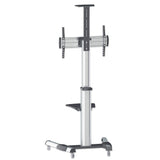 Manhattan 461245 tv-beslag 177,8 cm (70") Sort, Sølv
