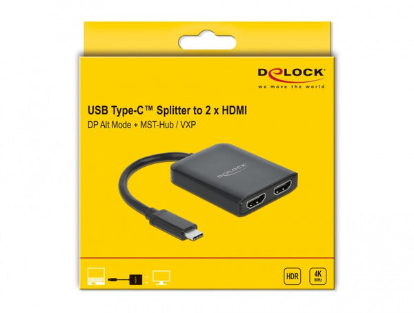 DeLOCK 87755 video-splitter HDMI 2x HDMI