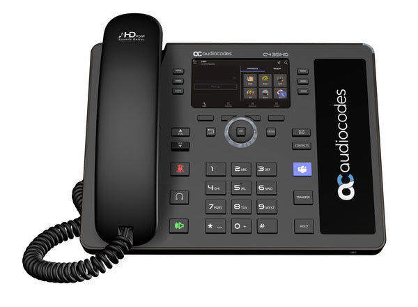 AudioCodes C435HD IP-telefon Sort LCD