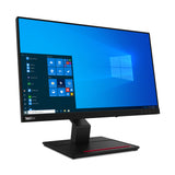 Lenovo ThinkVision T24t-20 computerskærm 60,5 cm (23.8") 1920 x 1080 pixel Fuld HD LED Berøringsskærm Kapacitiv Sort