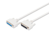 Digitus AK-610201-020-E serielkabel Beige 2 m DSUB, 25-pin